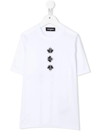 DSQUARED2 MAPLE-LEAF COTTON T-SHIRT