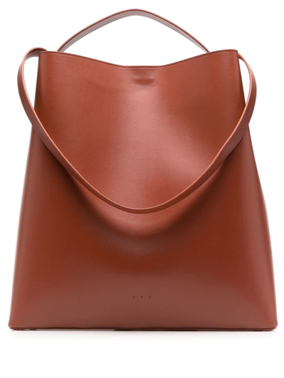 Aesther Ekme Single-strap Leather Tote In Brown