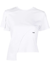 Heliot Emil Logo-print Panelled T-shirt In White