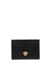Versace Medusa-embellished Cardholder In Black