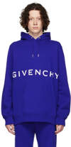 GIVENCHY BLUE 4G PEACE HOODIE