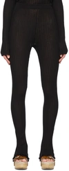 3.1 Phillip Lim Black Cotton Lounge Pants In Black Ba001