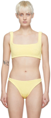 HUNZA G YELLOW XANDRA BIKINI