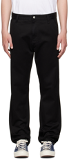 Carhartt Black Cotton Trousers