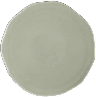 Marloe Marloe Gray & Navy Display Plate In Slate Grey