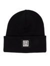 DSQUARED2 LOGO-PATCH BEANIE HAT