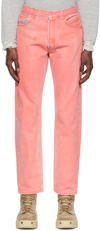 Notsonormal Orange High Trousers In Pink