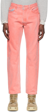 Notsonormal Orange High Trousers In Neon Arancio