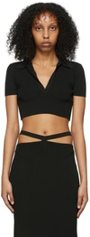 Anna October Black Sicily Polo In Black