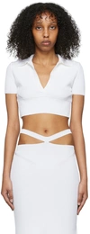 Anna October Ssense Exclusive White Sicily Polo In White
