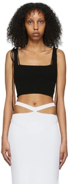 Anna October Black Arta Tank Top In Black