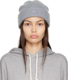 Acne Studios Gray Wool Beanie In Grey