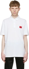 Hugo Boss Hugo Polo Shirt With Logo Patch In White