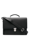 ASPINAL OF LONDON CITY LAPTOP LEATHER BRIEFCASE