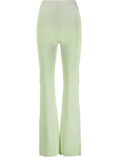 Isa Boulder Jelly Lounge Knitted Pants In Green