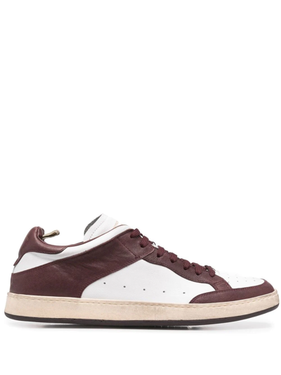 Officine Creative Kareem 008 Leather Sneakers In Red
