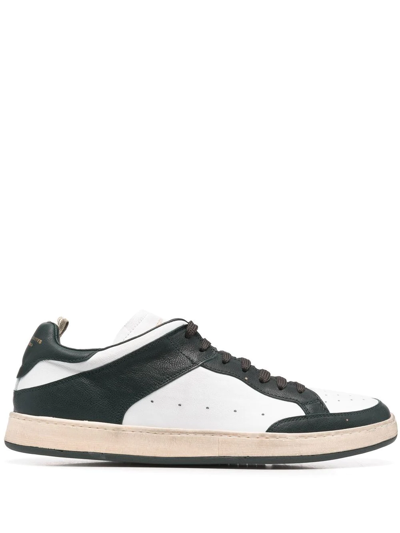 Officine Creative Kareem 008 Leather Sneakers In White