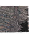 ETRO PAISLEY-PRINT KNITTED SCARF