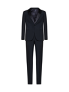 Giorgio Armani Virgin Wool-silk 2-piece Soho Tuxedo In Dark Navy