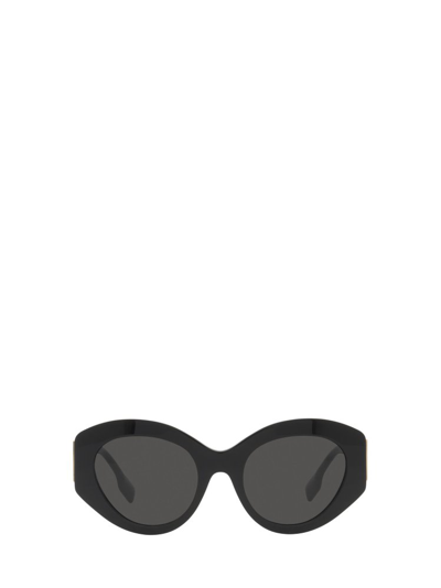 Burberry Eyewear Sophia Hardware-detail Sunglasses In Black