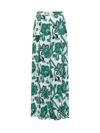 ETRO ETRO PRINTED FRONT SLIT WIDE LEG TROUSERS