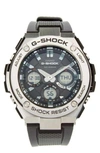 G-Shock G-Shock 'G-Steel' Ana-Digi Resin Strap Watch, 59mm x 52mm