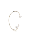 Panconesi Three Point Ear Cuff In Silver