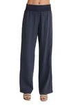 Bella Dahl Smock Waist Wide Leg Pants In Sea Port