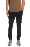 Kuwalla Midweight Stretch Cotton Chino Joggers In Black