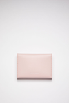 Acne Studios Leather Card Case In Powder Pink