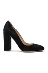 GIANVITO ROSSI Suede Chunky Heels,G20214-00RIC-CAM