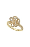 LAGOS LOVE KNOT DIAMOND RING,02-10229-7