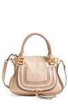 CHLOÉ MEDIUM MARCIE CALFSKIN LEATHER SATCHEL,C10WS860161