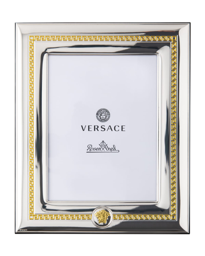 Versace Silver & Gold Frame, 6" X 7.75" In Silver Gold