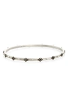 Armenta New World Crivelli Diamond Bangle In Silver