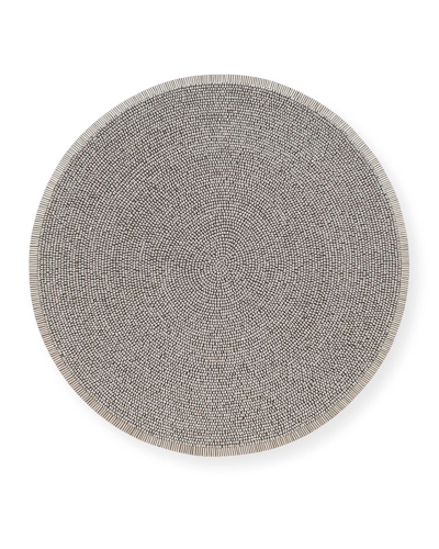 Joanna Buchanan Bugle Bead Placemat In Silver