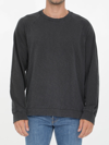 James Perse Crewneck Cotton Sweatshirt