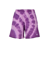 Msgm Mens Violet Bermuda Shorts In Purple