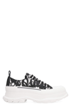 Alexander Mcqueen Tread Slick Abstract-print Sneakers In Black