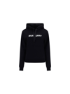 Burberry Poulter Hoodie With Logo Print In Black/white