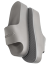 Balenciaga Mono Logo Platform Pool Slides In Grey
