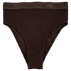 BALENCIAGA RIBBED BRIEFS WITH LOGO