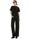 Ann Demeulemeester Black Polly 5 Pocket High-comfort Jeans In Grey