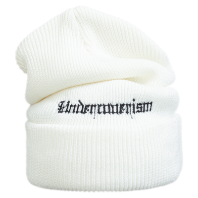 Undercover Ism Acrylic Beanie In White