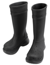 Balenciaga High-shaft Boots With Sculptural Sole In Black