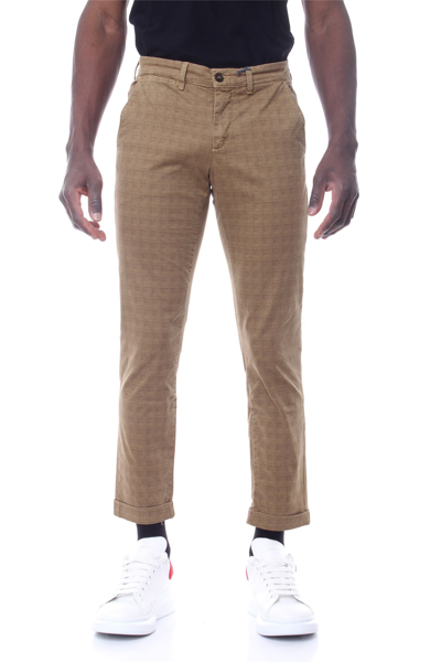 Jeckerson Men's Beige Cotton Trousers