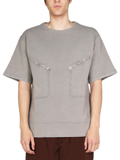 Jil Sander Sweatshirt With Pockets In Grigio