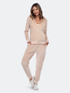 White Mark 2 Piece Velour Tracksuit Set In Brown