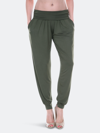 White Mark Women's Harem Pants In Green