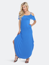 White Mark Women's Lexi Maxi Dress In Blue